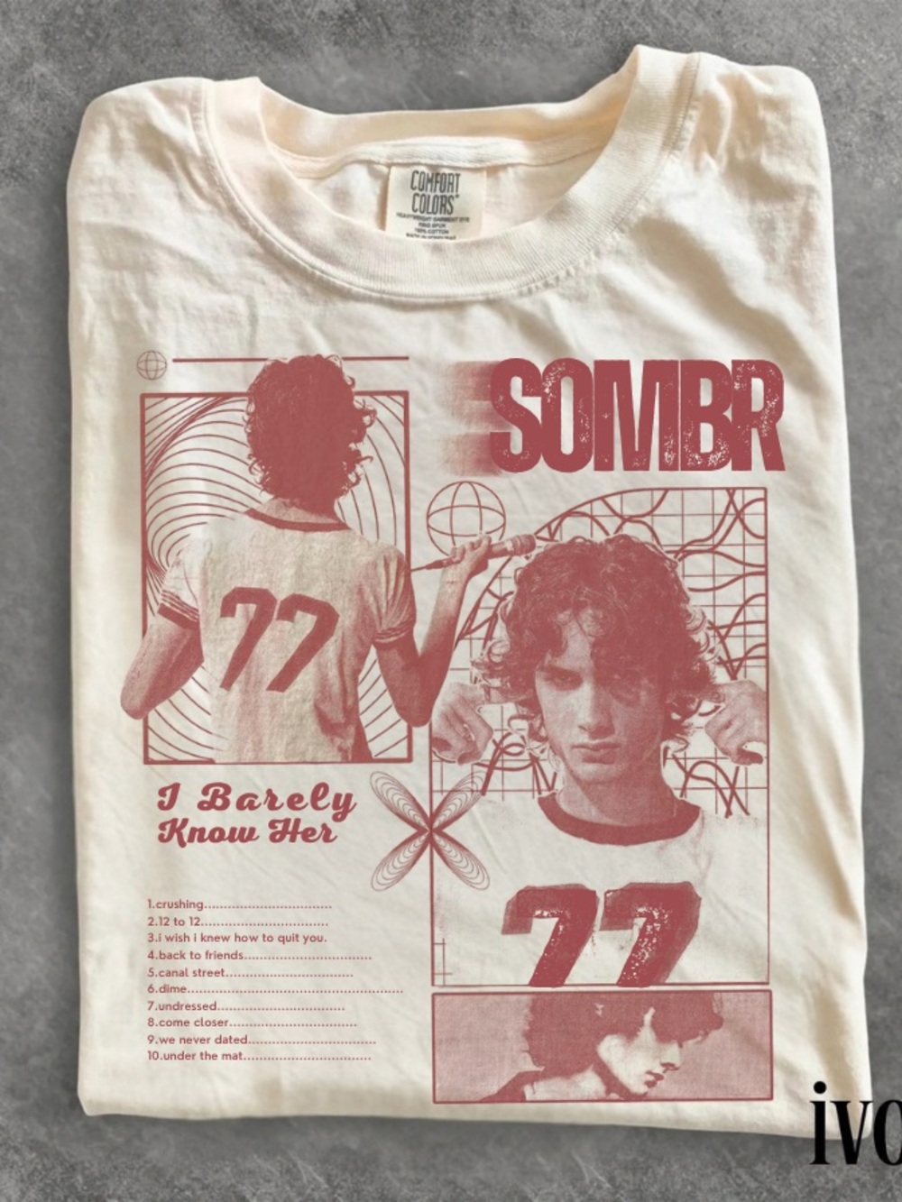 Comfort Colors Ivory Graphic Tee - SOMBR Design